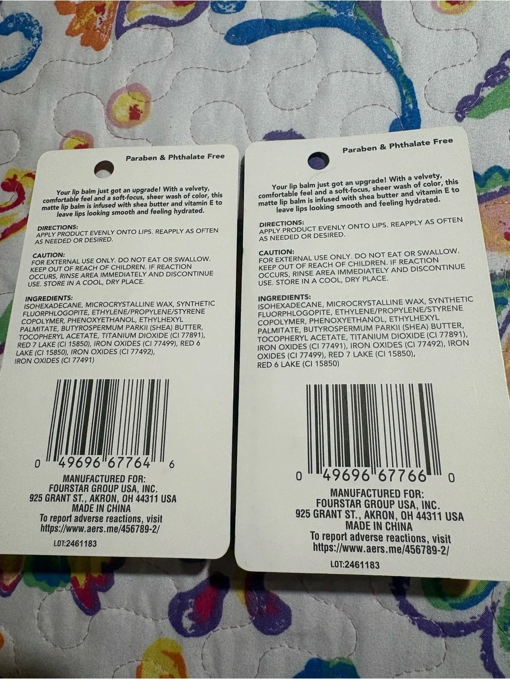 Matte Lip Balm - Mauve-Tint & Rose Spritz (2 Pack)